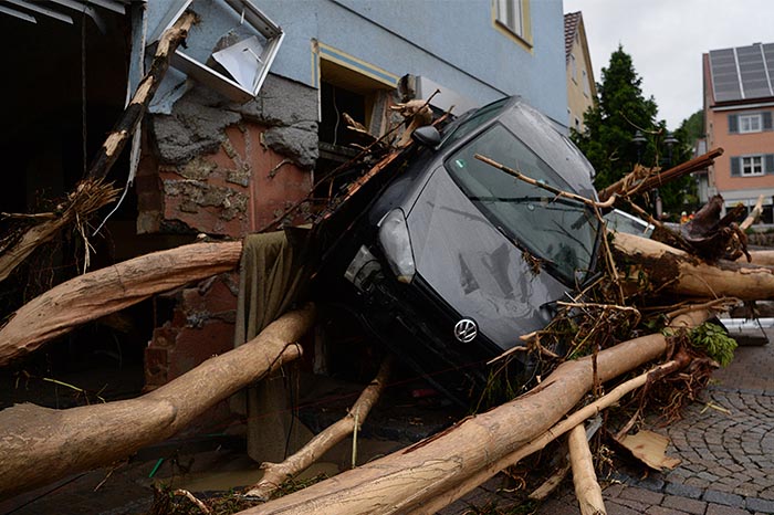 Причиной наводнения стали продолжительные дожди, шедшие накануне