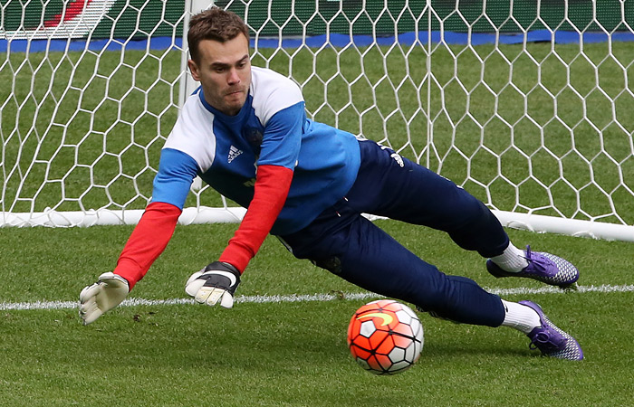 Вратарь Игорь Акинфеев (ЦСКА)