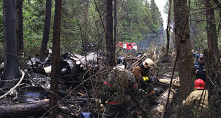 Крушение Су-27 в Подмосковье