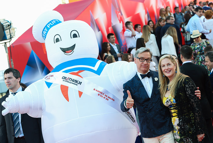 Режиссер Пол Фиг на церемонии открытия 38-го Московского международного кинофестиваля