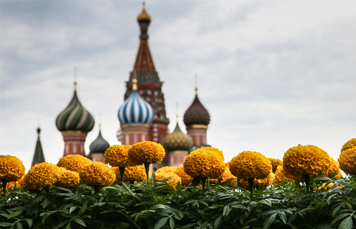 В ГУМе состоялось торжественное открытие ежегодного Фестиваля цветов