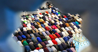 Празднование Ураза-байрама в Москве