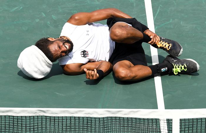 Немецкий теннисист Дастин Браун свернул лодыжку в матче первого круга по теннису