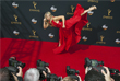 Американская актриса Джесси Графф на красной дорожке телевизионной премии "Эмми"