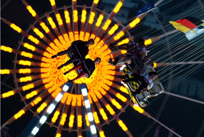 Фестиваль Октоберфест в Мюнхене. Германия.