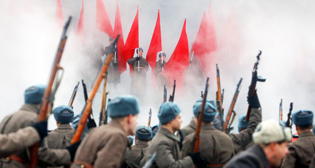 Марш на Красной площади в честь парада 1941 года