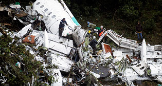 Крушение самолета в Колумбии