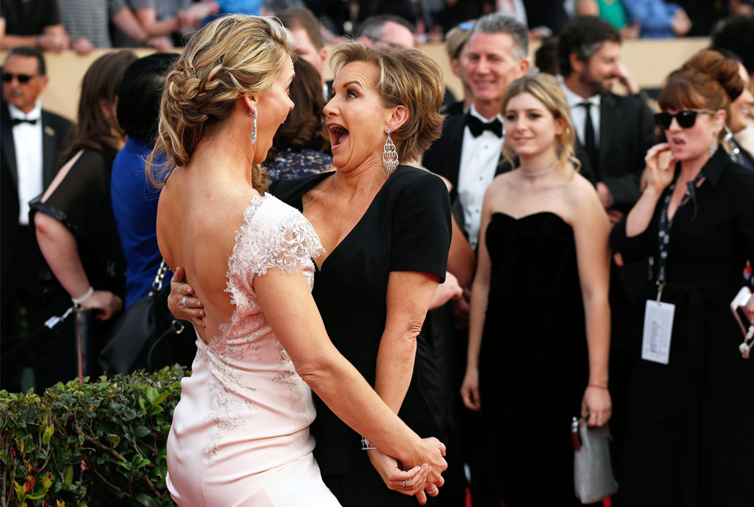 Актрисы Мисси Пайл и Габриель Картерис