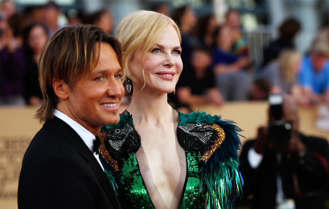 Актриса Николь Кидман с мужем австралийским певцом Китом Урбаном