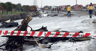 Крушение вертолета в Турции