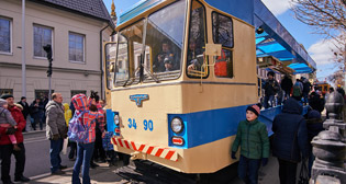 Парад трамваев в Москве