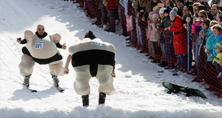"Зимний горнолужник" в Красноярске