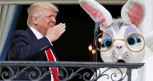 Пасхальное катание яиц в Белом доме