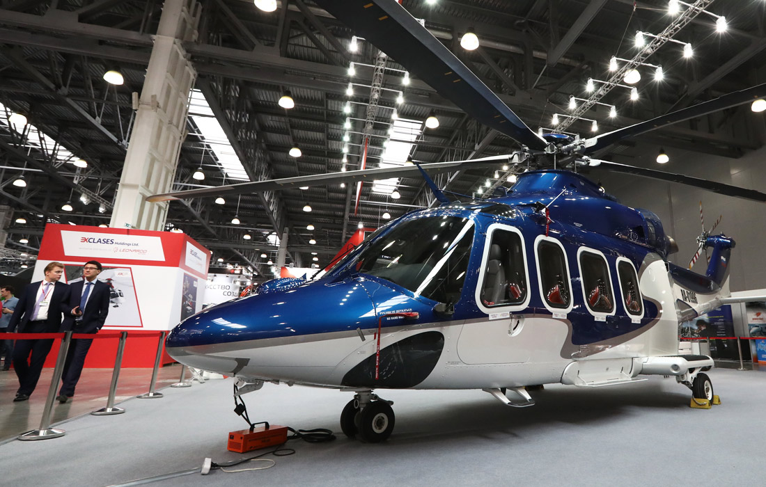 Англо-итальянский двухмоторный многоцелевой вертолет AgustaWestland AW139