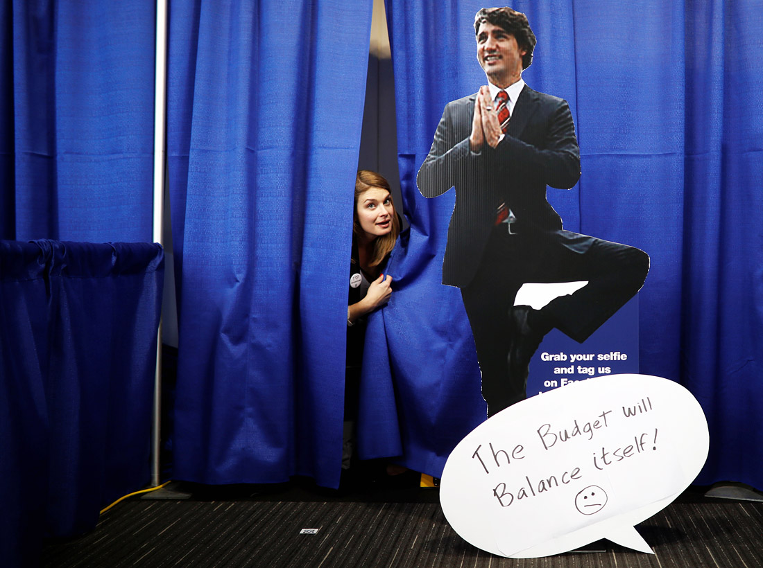 На съезде Консервативной партии Канады в Торонто.