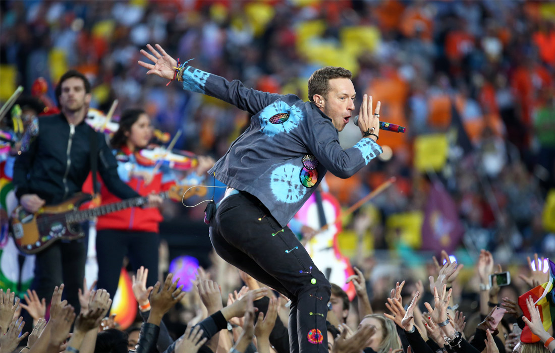 Британская поп-группа Coldplay - $88 млн