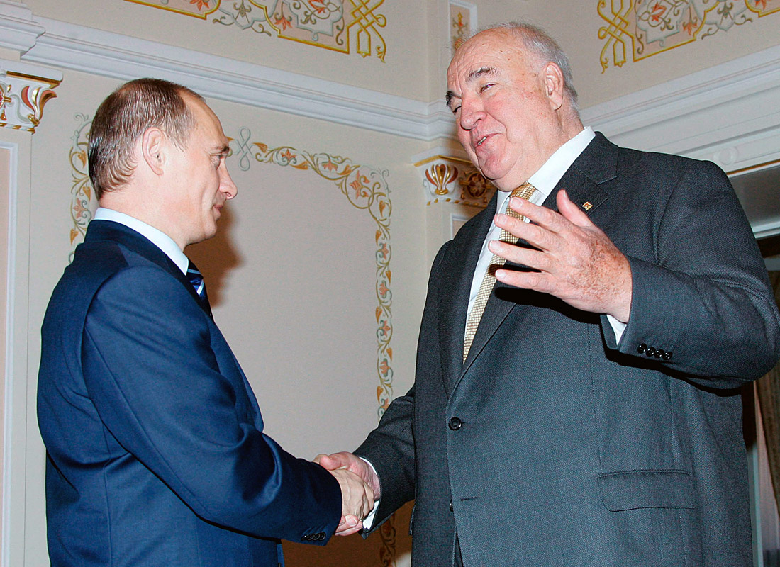 С Владимиром Путиным в Ново-Огарево. Октябрь, 2005 год.