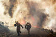 В борьбе со стихией были задействованы более 1600 пожарных и 190 единиц спецтехники