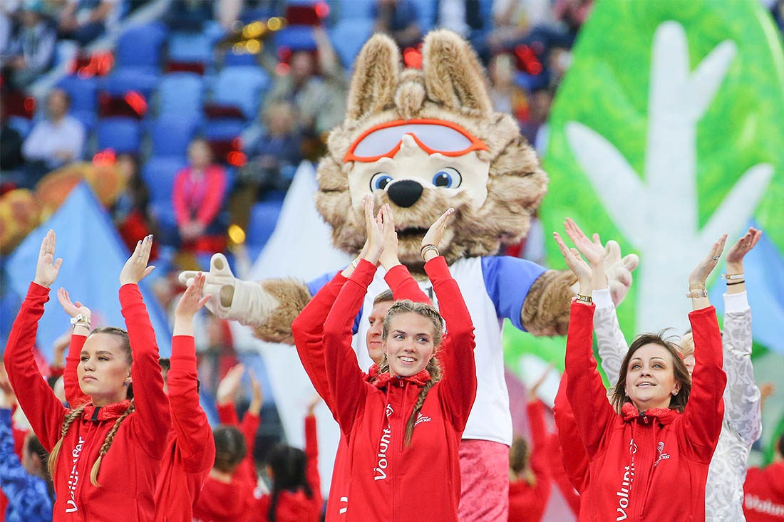 Талисман Кубка конфедераций и ЧМ-2018 Забивака