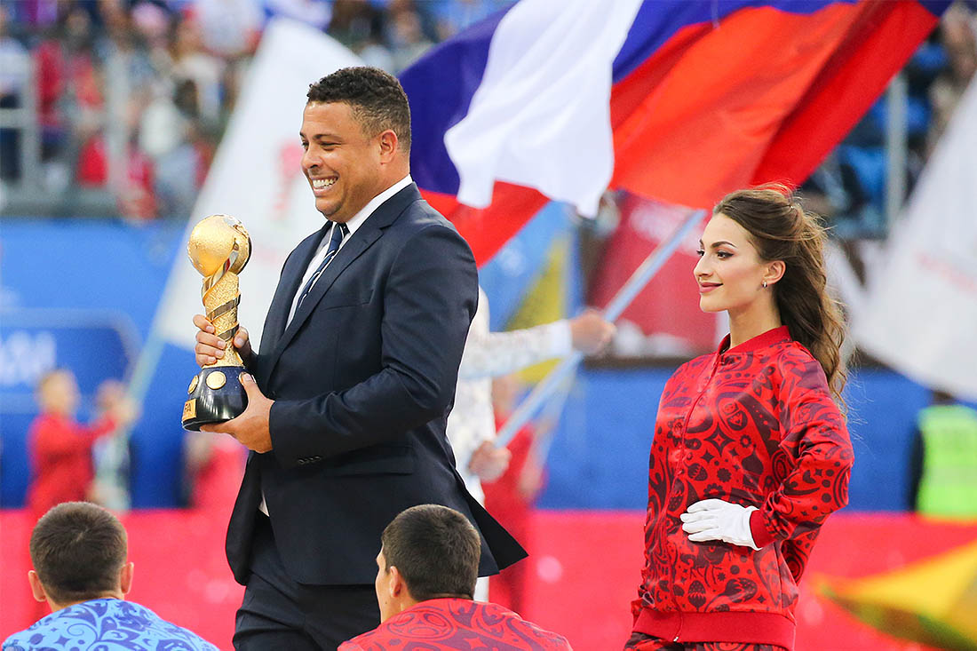 Бывший футболист сборной Бразилии Роналдо представляет Кубок конфедераций