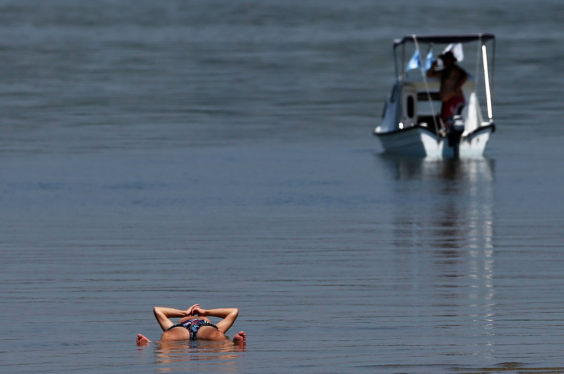 Жара в Белграде. Сербия.