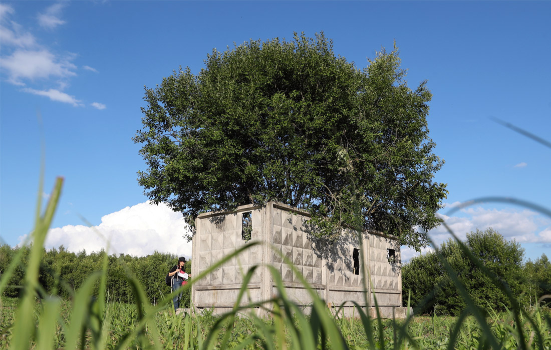 Арт-объект "Вилла ПО-2" художника Александра Бродского