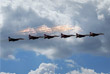 Пилотажная группа "Стрижи" на самолетах МиГ-29
