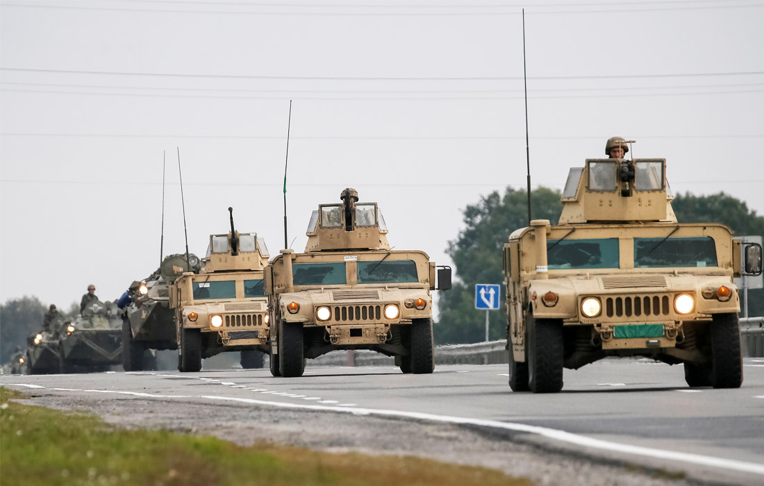 Полицейские и нацгвардейцы перекрыли въезды в Калиновку