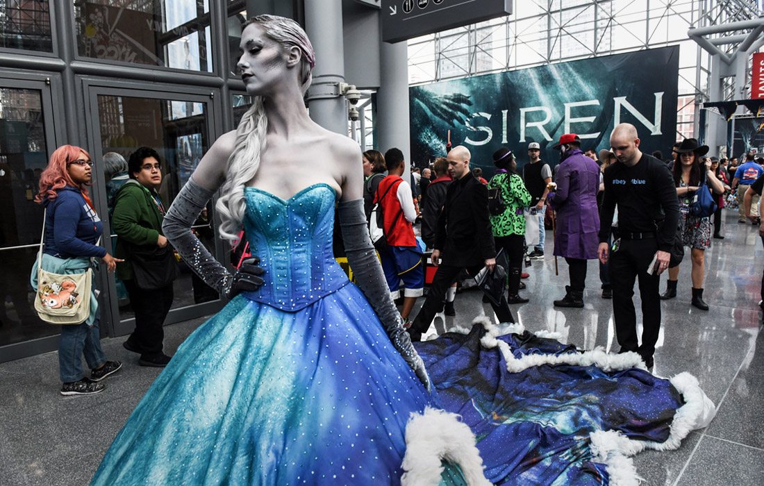 В Нью-Йорке проходит ежегодная выставка комиксов и косплея ComicCon - 2017