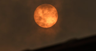 "Офелия" принесла в Великобританию песок из Сахары