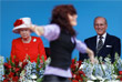Британская королева с супругом во время празднования Дня Канады в Оттаве. 2010 год.