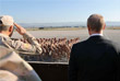 Президент РФ Владимир Путин авиабазе "Хмеймим" в Сирии