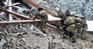 Обрушение жилого дома в Ивановской области