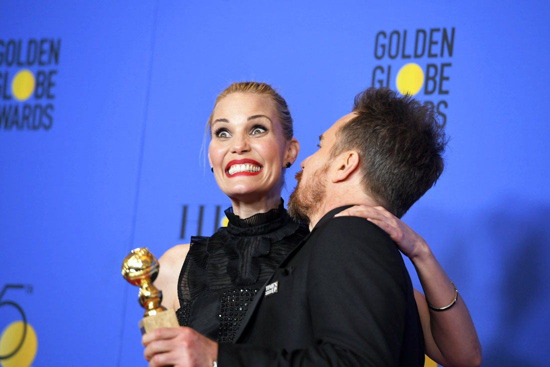 Актеры Лесли Бибб и Сэм Рокуэлл