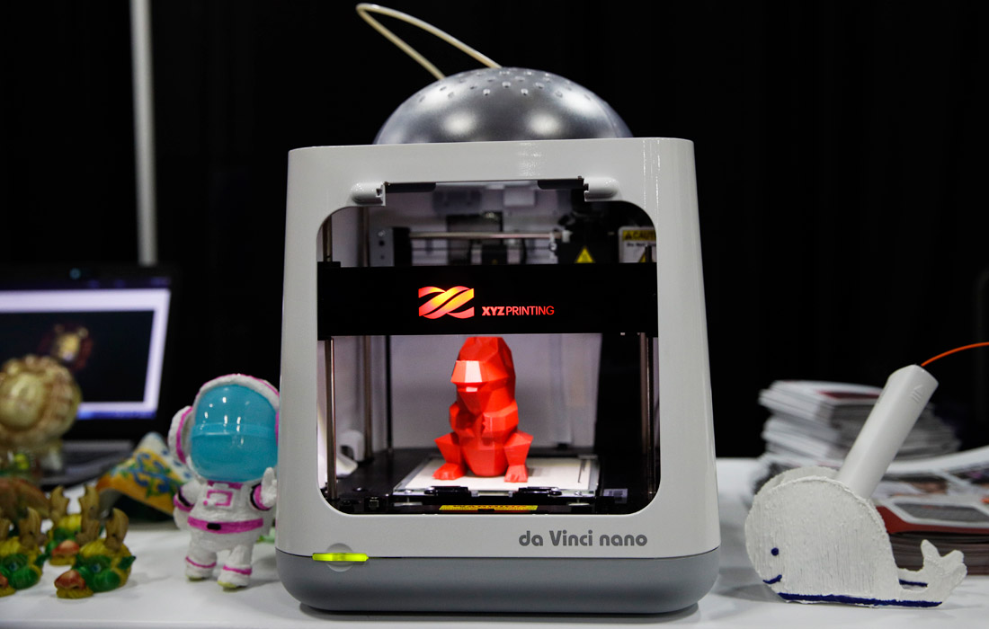 Портативный 3D-принтер XYZprinting's da Vinci Nano