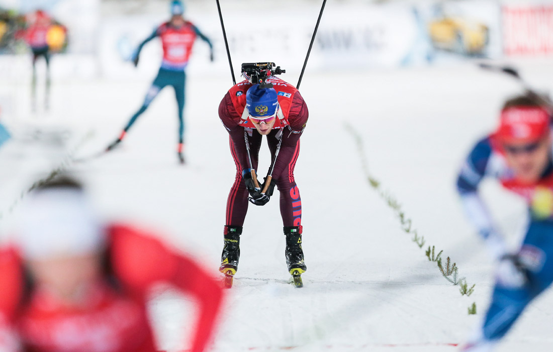 Антон Бабиков - чемпион мира-2017 по биатлону в мужской эстафете