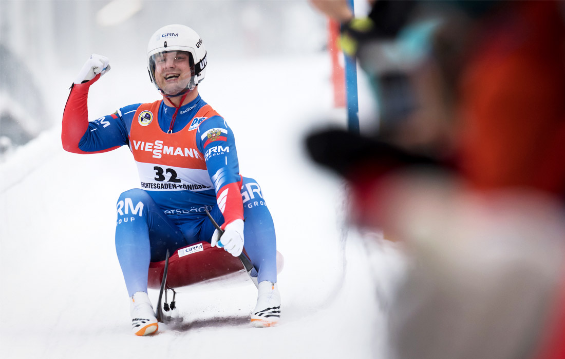 Семен Павличенко - чемпион мира (2015) и трехкратный чемпион Европы (2015, 2017, 2018) по санному спорту