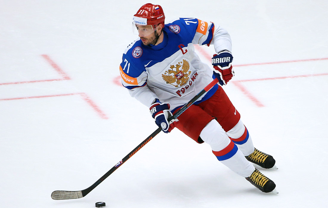 Нападающий Илья Ковальчук - двукратный чемпион мира по хоккею (2008, 2009)