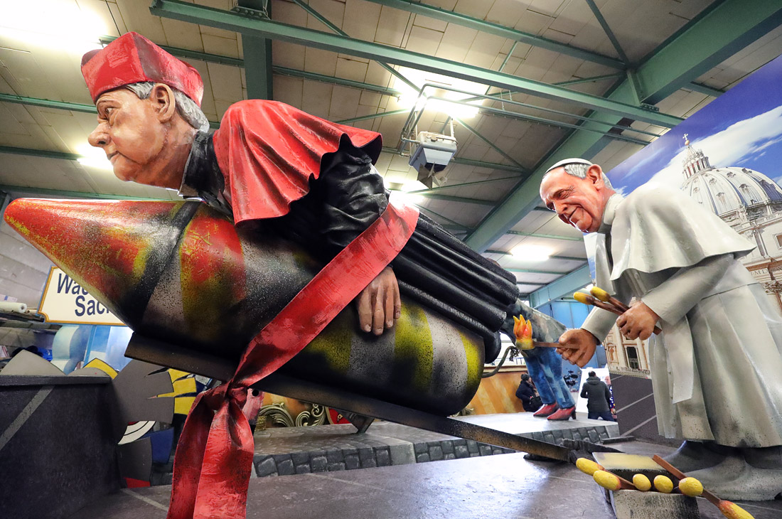 Подготовка к карнавалу в Майнце