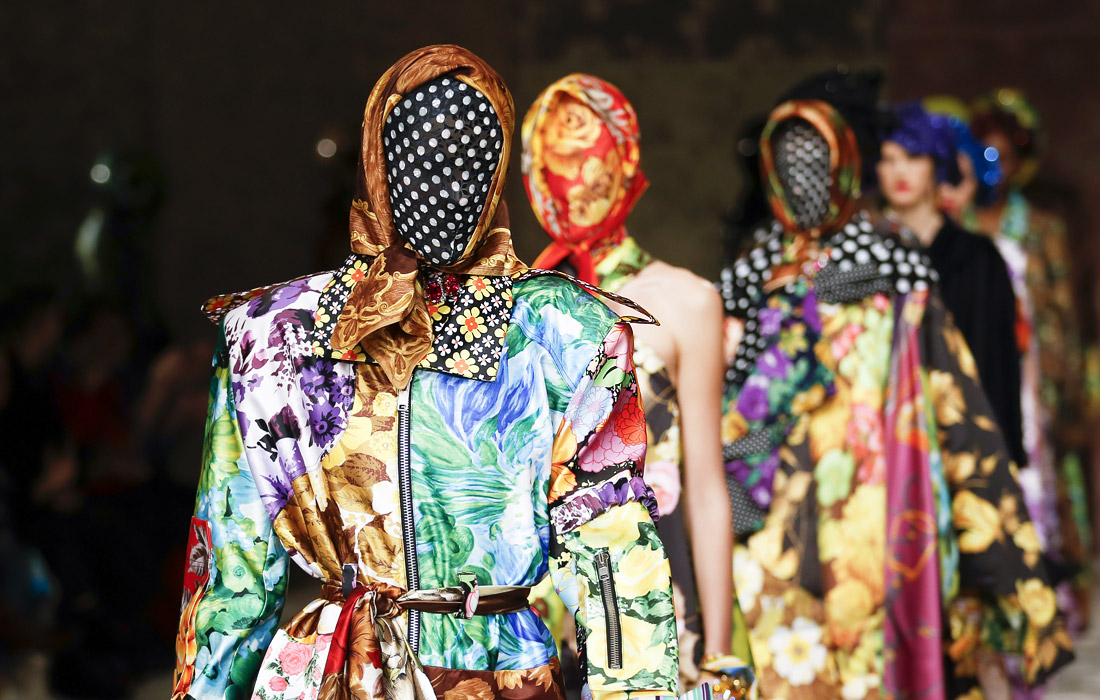 Показ коллекции дизайнера Ричарда Куинна