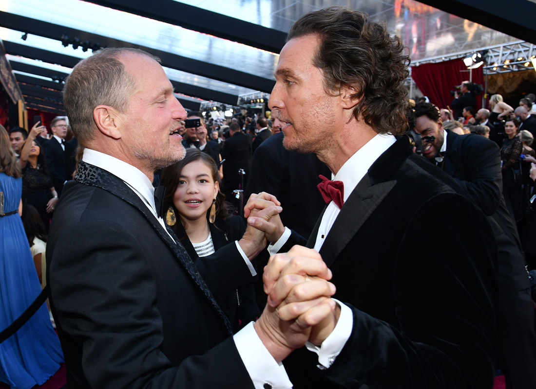 Актеры Вуди Харрельсон и Мэттью Макконахи