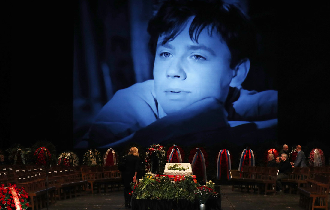 Во время прощания с актером и режиссером Олегом Табаковым