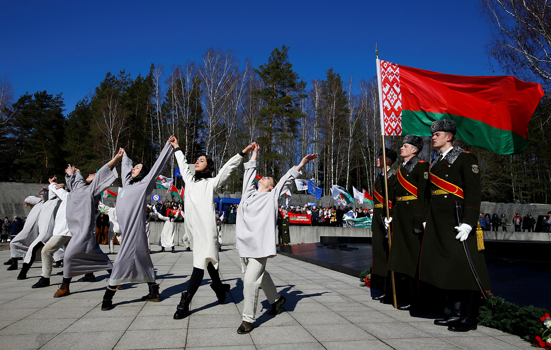 Памятные мероприятия в Белоруссии в 75-ю годовщину трагедии под Хатынью