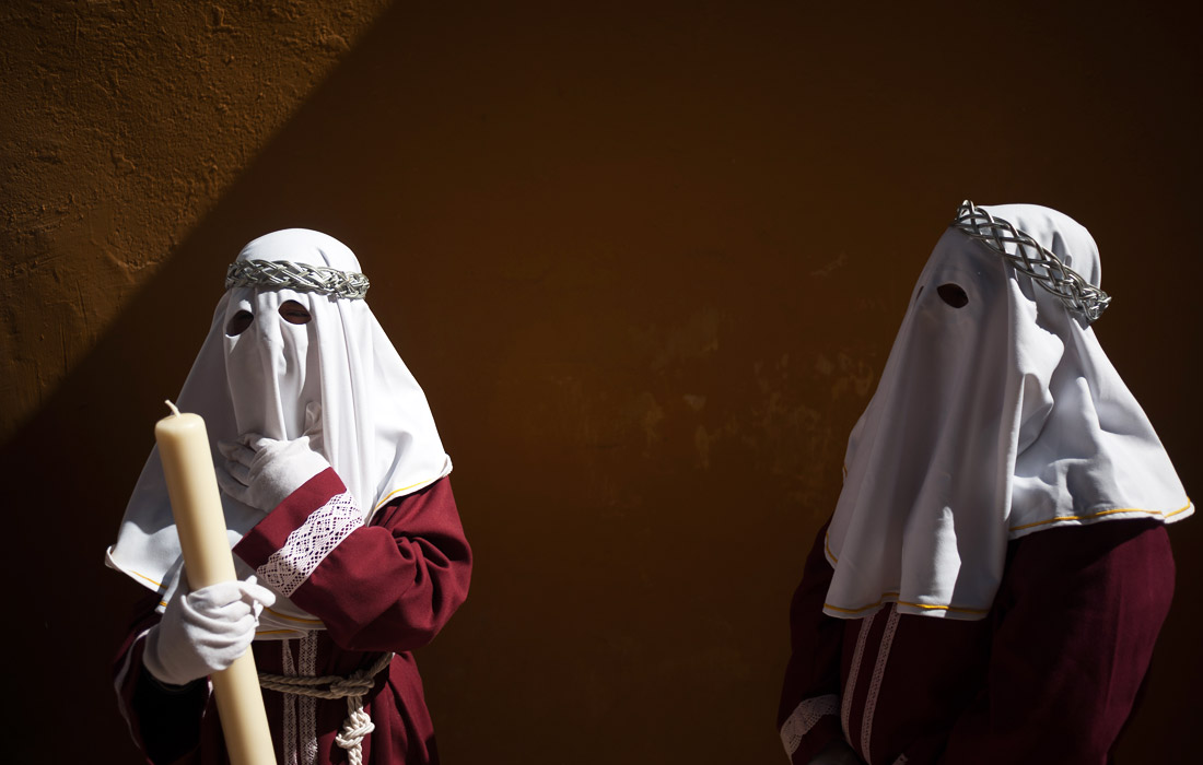 Католическое шествие Страстной недели в Малаге, Испания