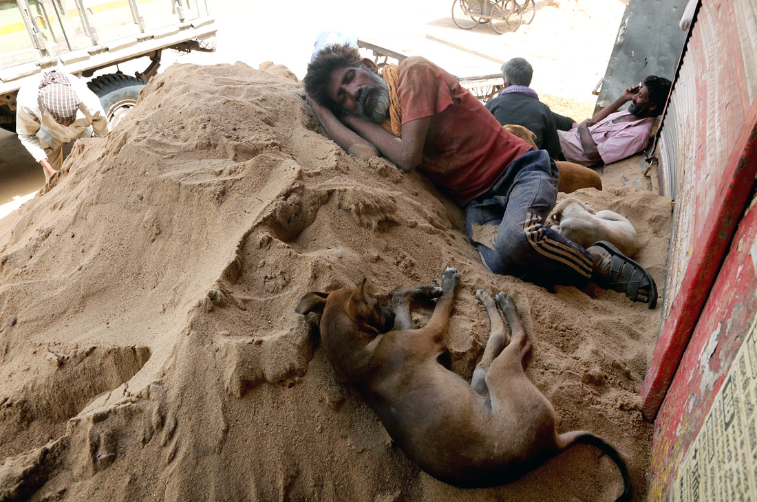 Международный день труда в Бхопале. Индия.