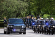 Новый российский лимузин проекта "Кортеж", на котором Владимир Путин прибыл в Большой Кремлевский дворец