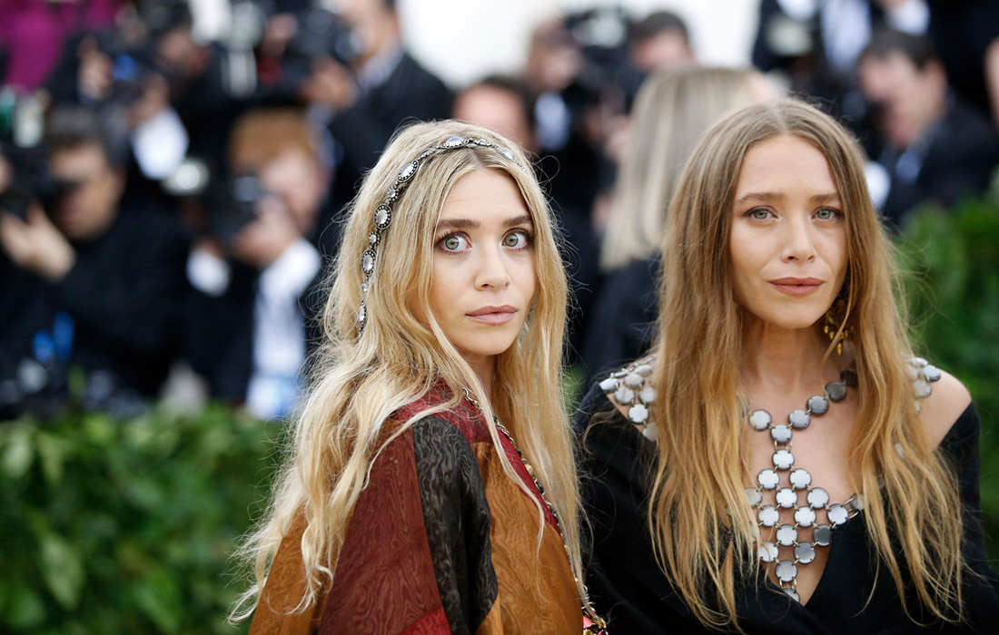 Актрисы Мэри-Кейт и Эшли Олсен