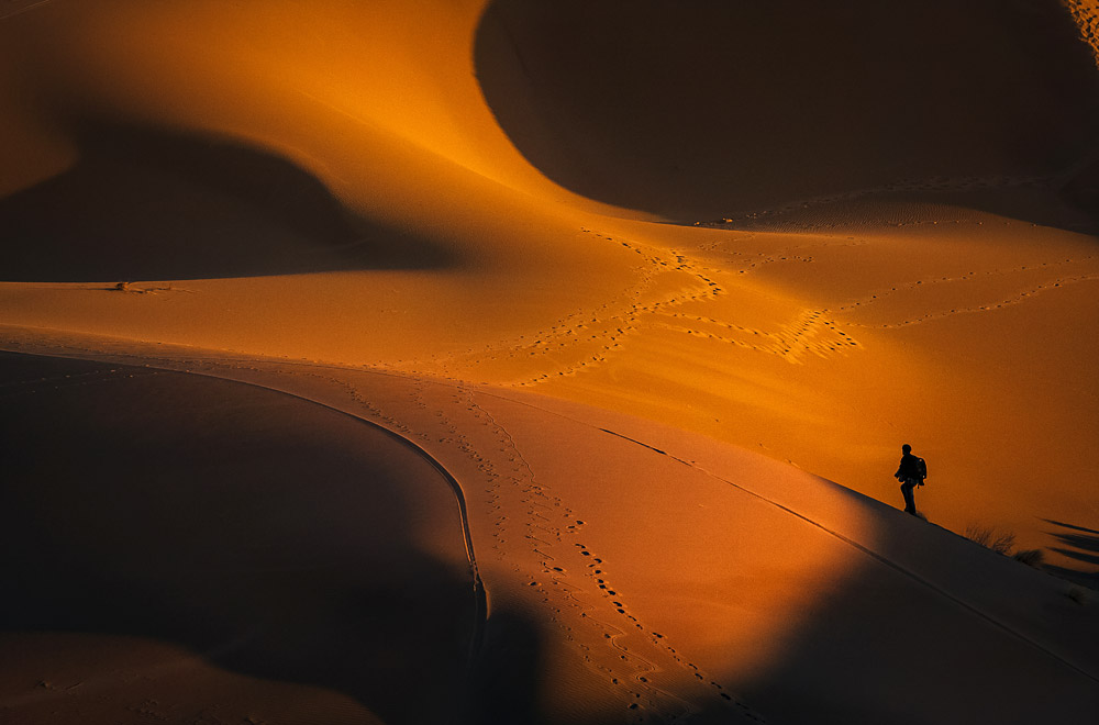 Пустыня Варзане в Исфахане. Иран.