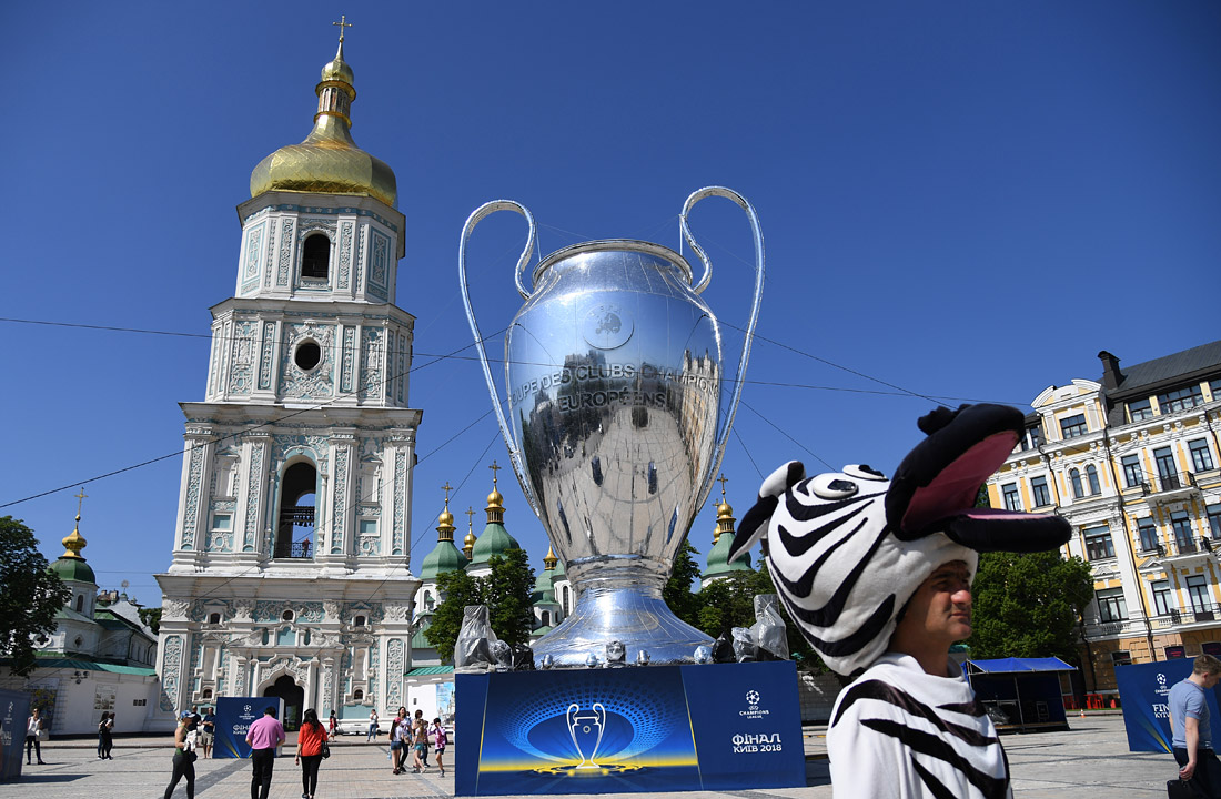 Подготовка к финалу Лиги чемпионов УЕФА в Киеве