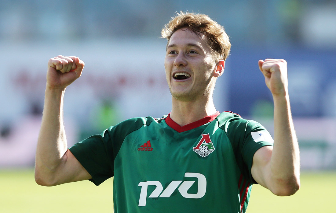 Полузащитник Антон Миранчук ("Локомотив")